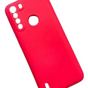 Funda Para Moto One Fusion Silicona Con Felpa Interna